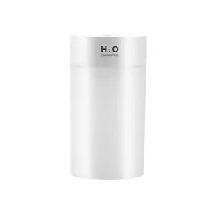 Compact USB Ultrasonic Humidifier (15x6cm) - Cordless Rechargeable Plug-in with USB Port, Automatic Smart Scented Aromatherapy, Sleep Aid, Mite-Removal for Bedroom, Home Office